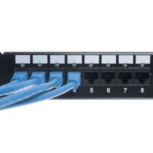 CAT6 UTP rj45 modular 8 port patch panel